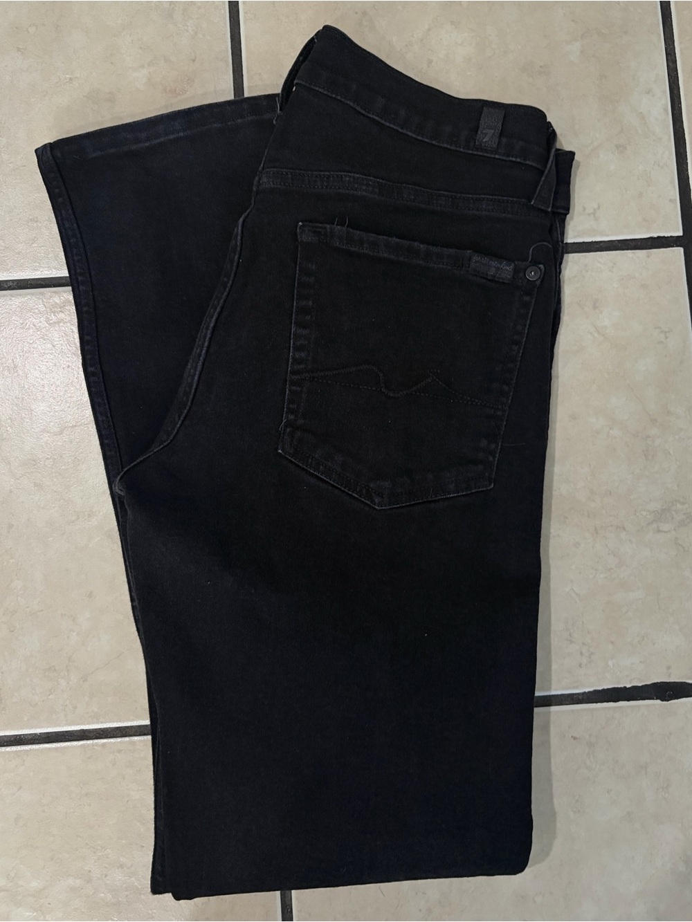 7 for all mankind Black Men's Jeans